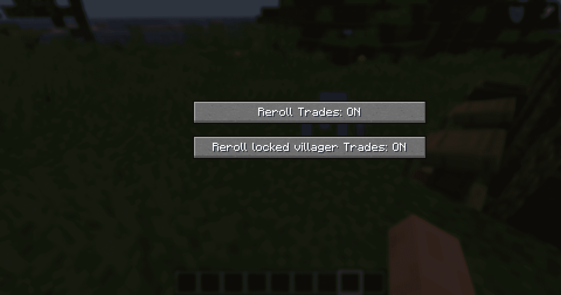 Villager Trade Reroll screenshot