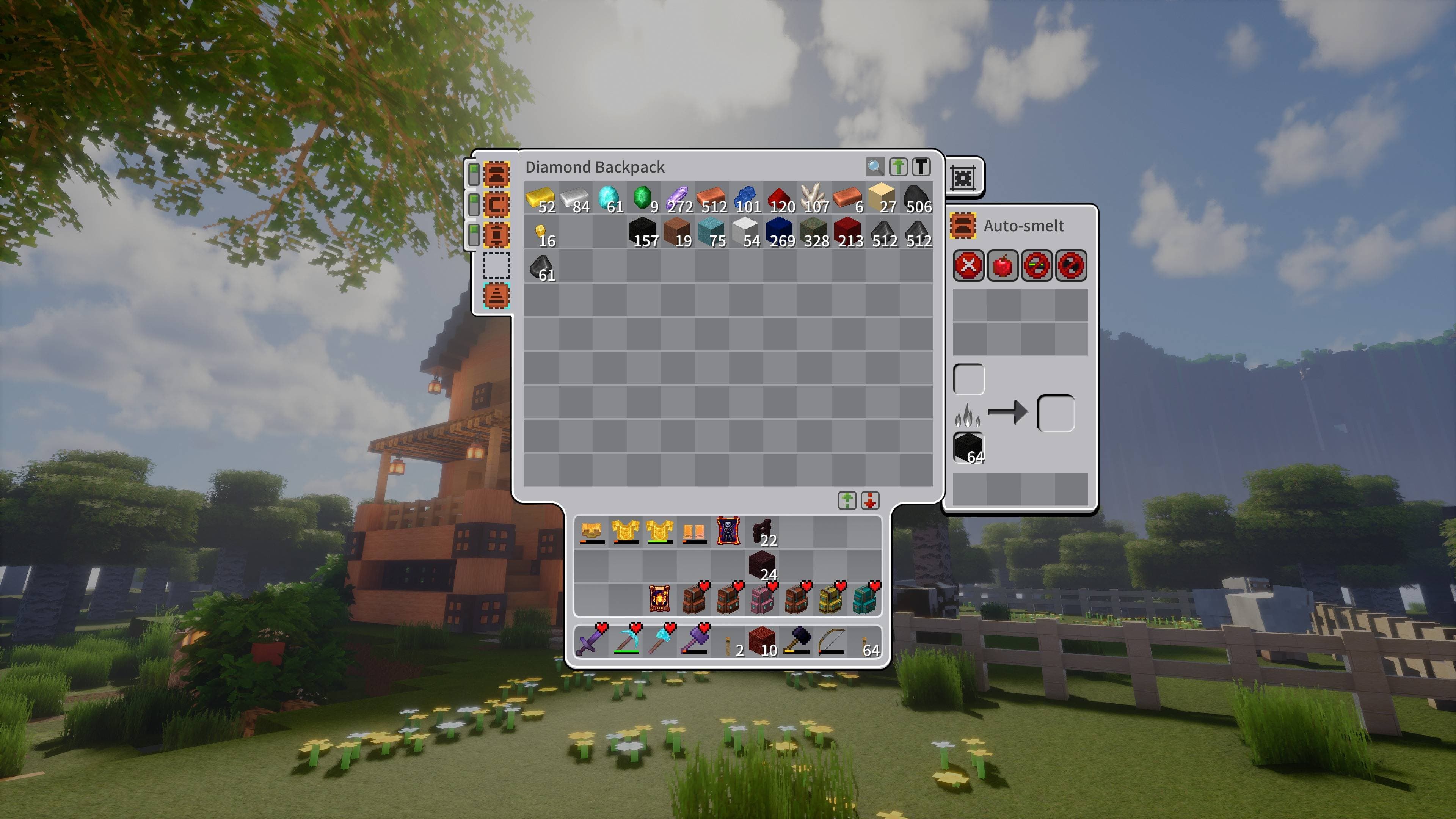 Better GUI For Sophisticated Backpacks screenshot