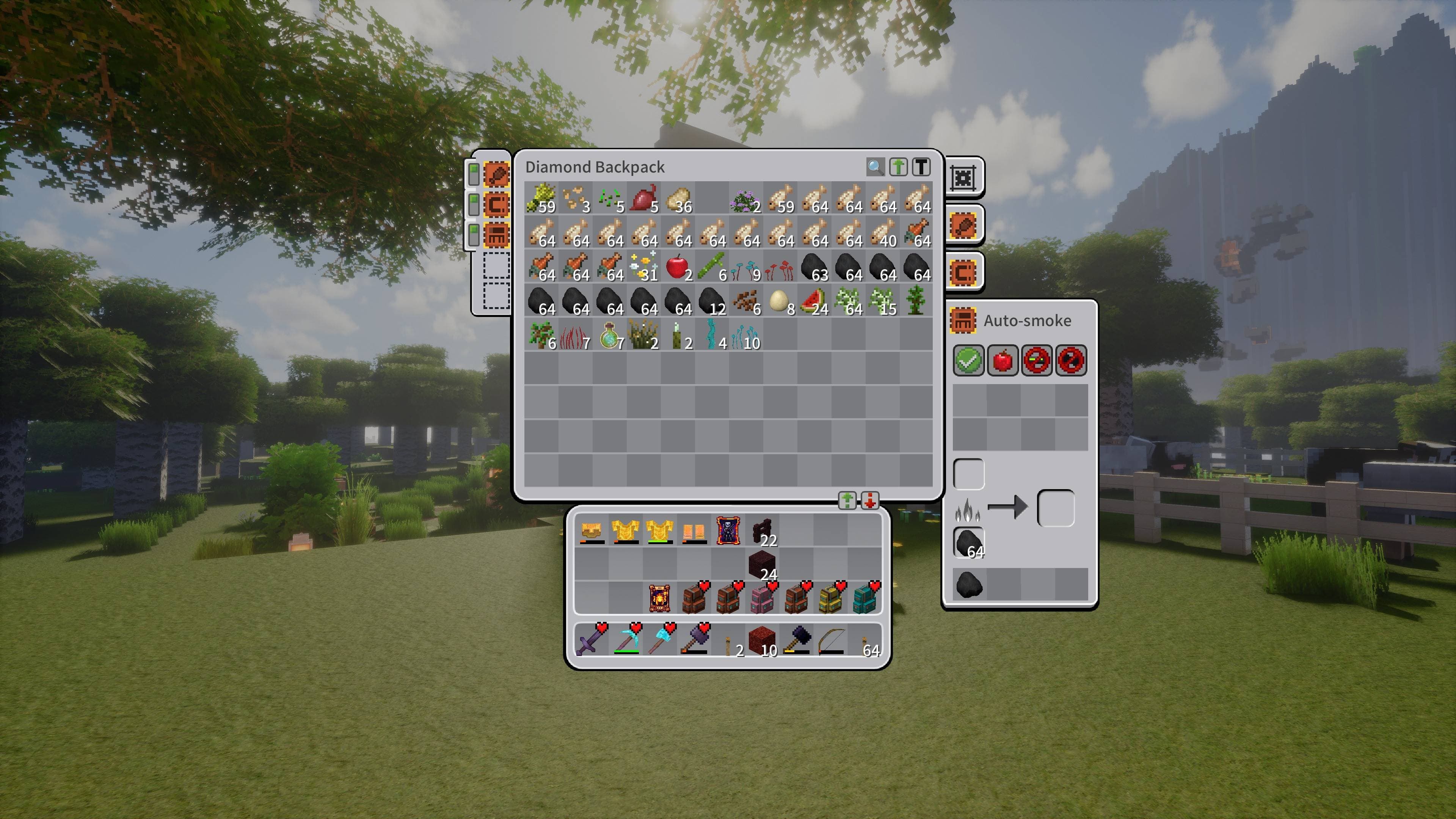 Better GUI For Sophisticated Backpacks screenshot