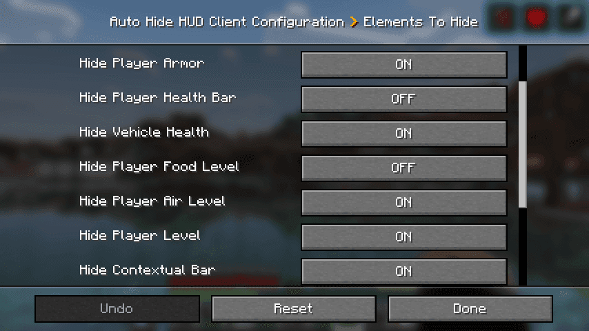 Auto Hide HUD screenshot