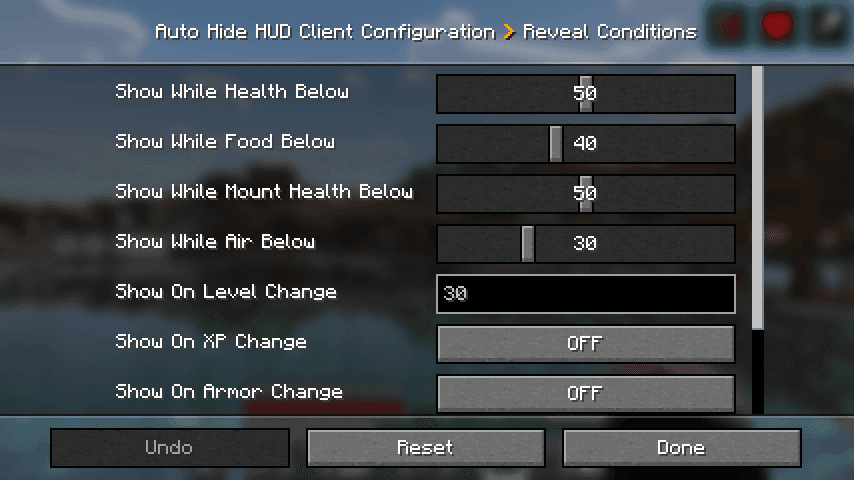 Auto Hide HUD screenshot