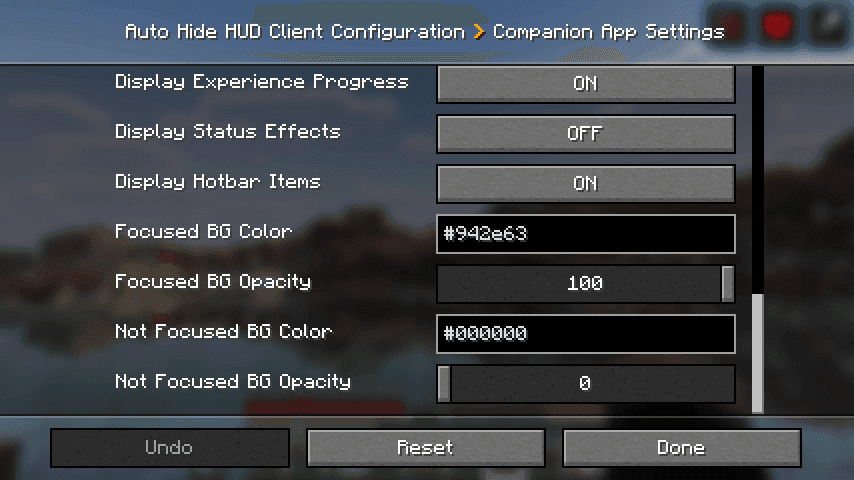Auto Hide HUD screenshot