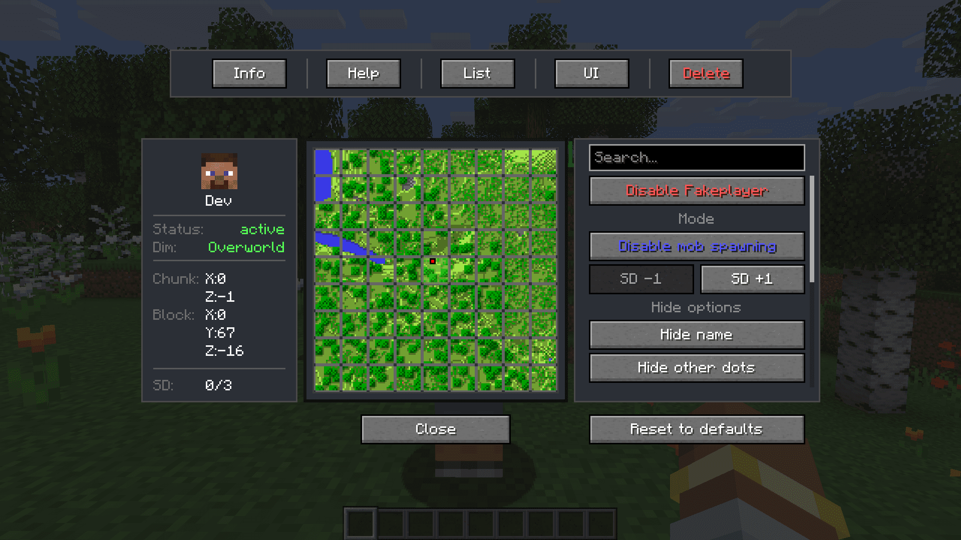 Fakeplayer Chunkloader screenshot