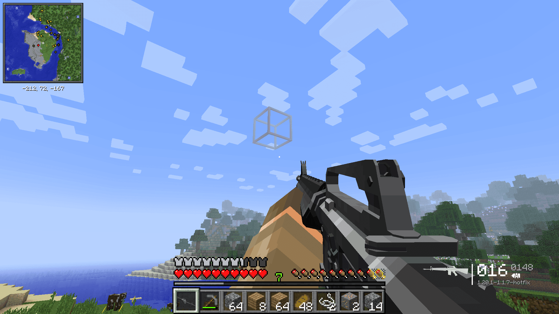 wonderland.jar with guns multiplayer screenshot