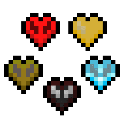 Fake Hardcore Hearts/Health screenshot