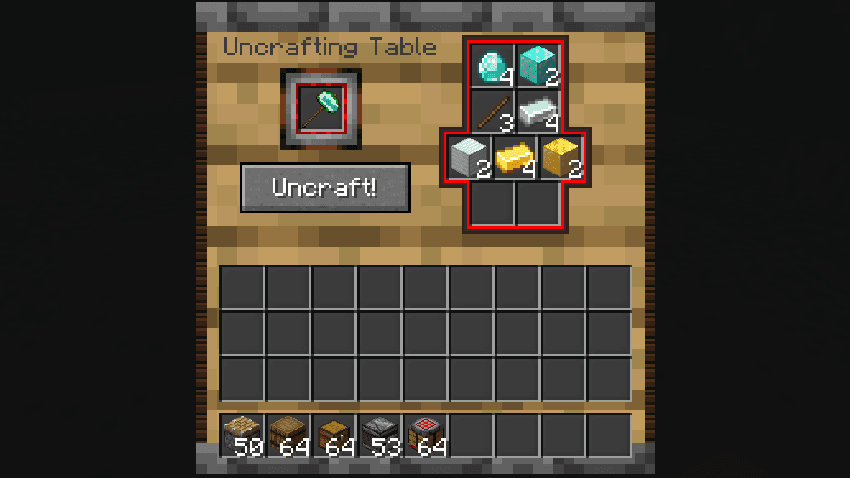 Arda's Uncrafting Table [ Uncraft / Recycle / Deconstruct Mod ] screenshot