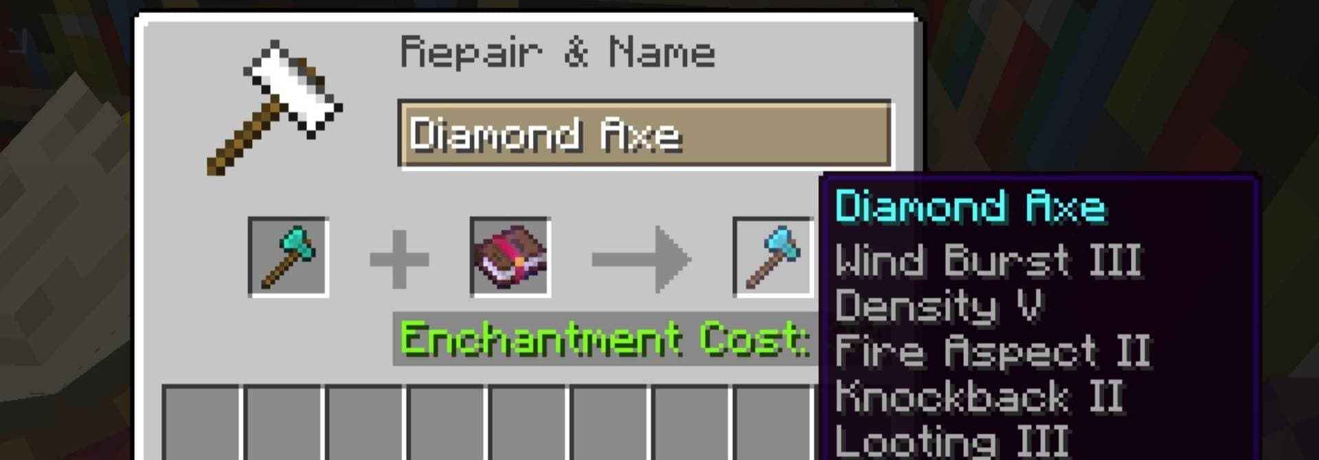 Expanded Axe Enchantings screenshot