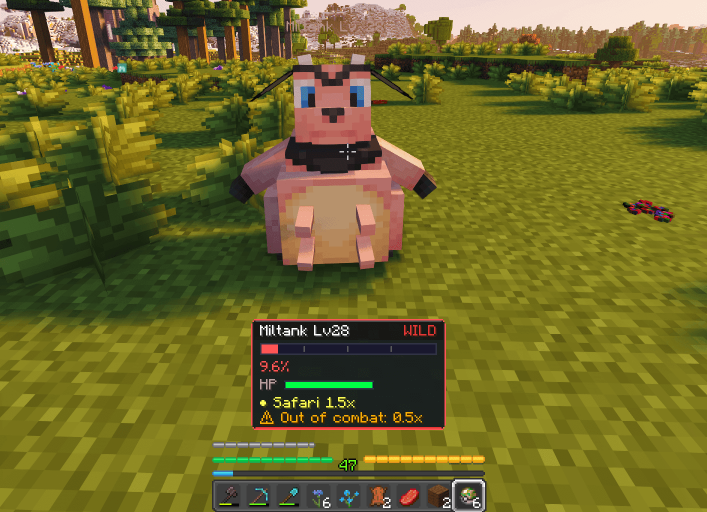 Cobblemon Catch Rate Display screenshot