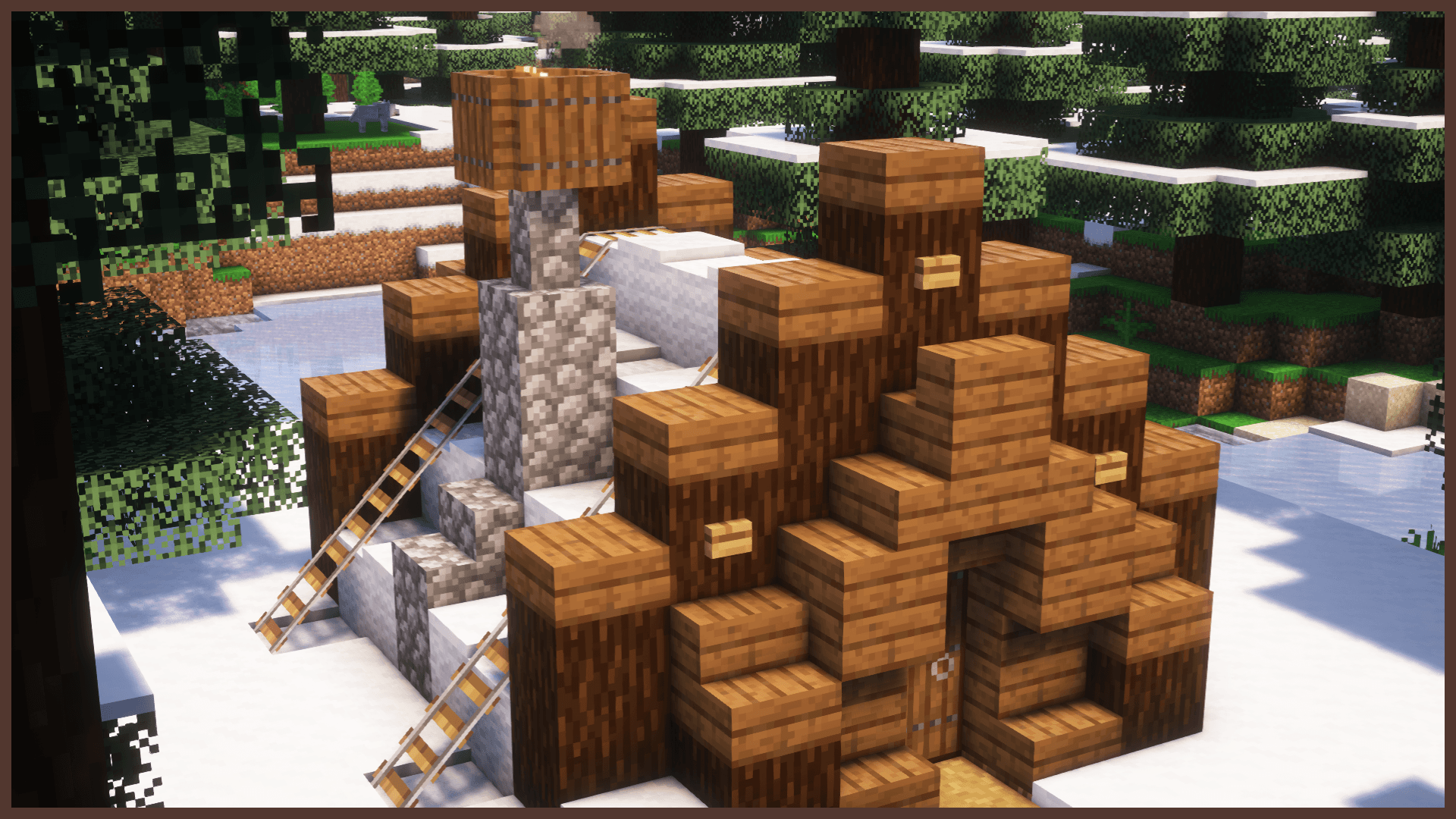 Snowy Tents screenshot