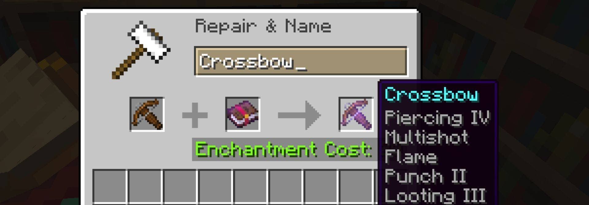 Expanded Crossbow Enchantings screenshot