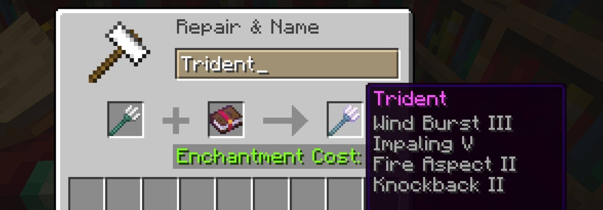 Expanded Trident Enchantings screenshot