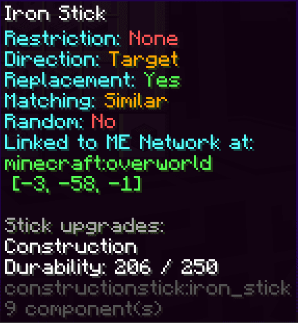 Applied Construction Sticks screenshot