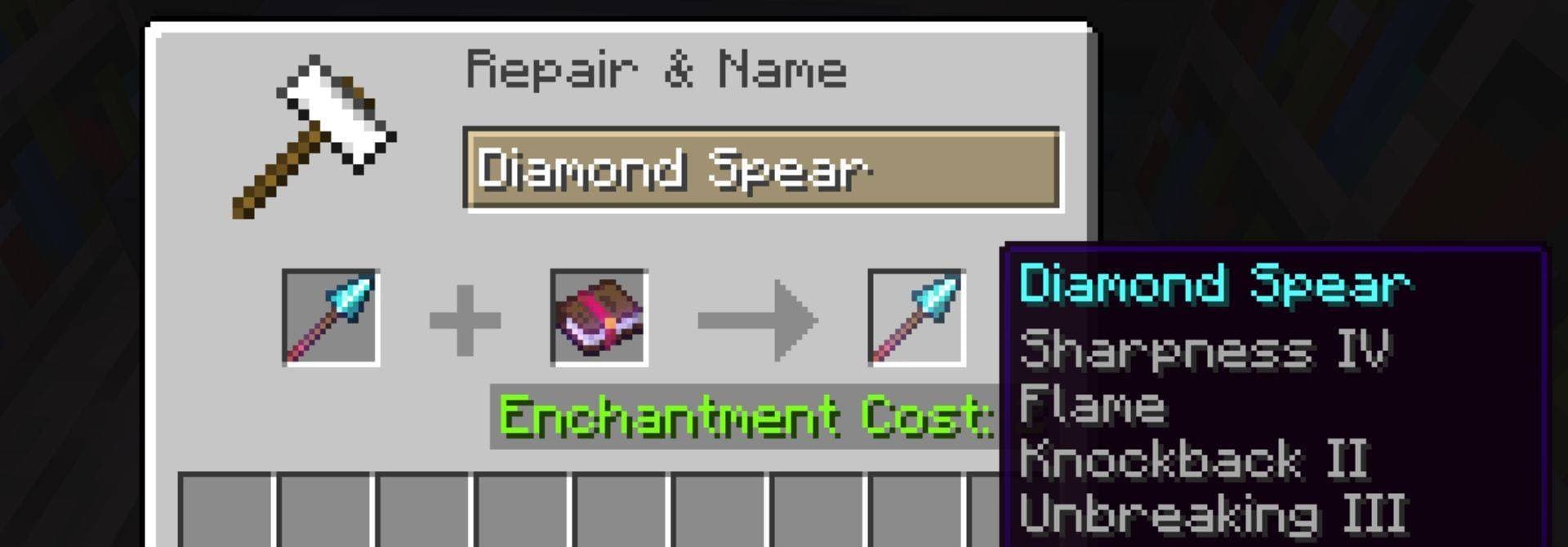Expanded Spear Enchantings screenshot