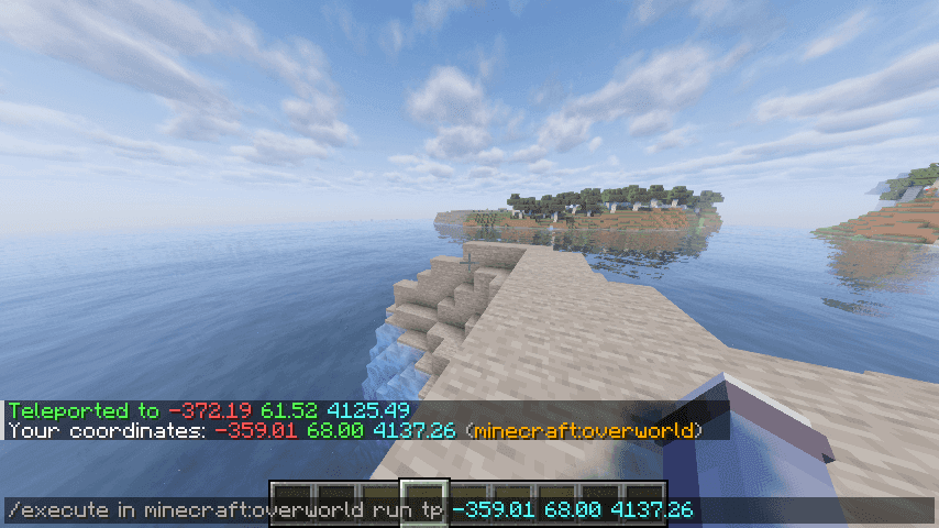 Helpful Commands screenshot