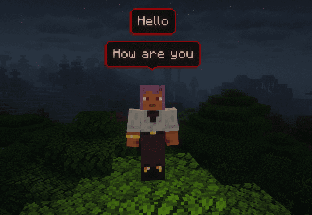 Chat Bubbles  - Neoforge screenshot