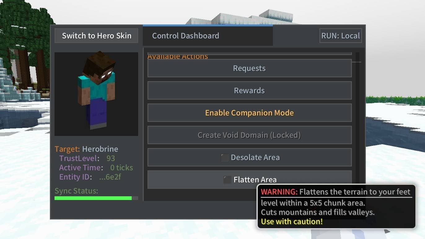 Herobrine Companion screenshot