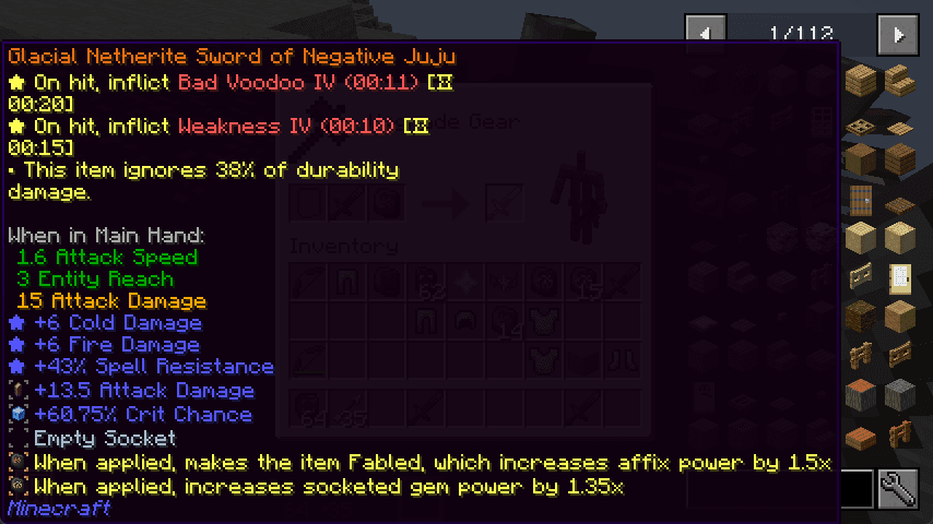 Fallen Gems & Affixes screenshot