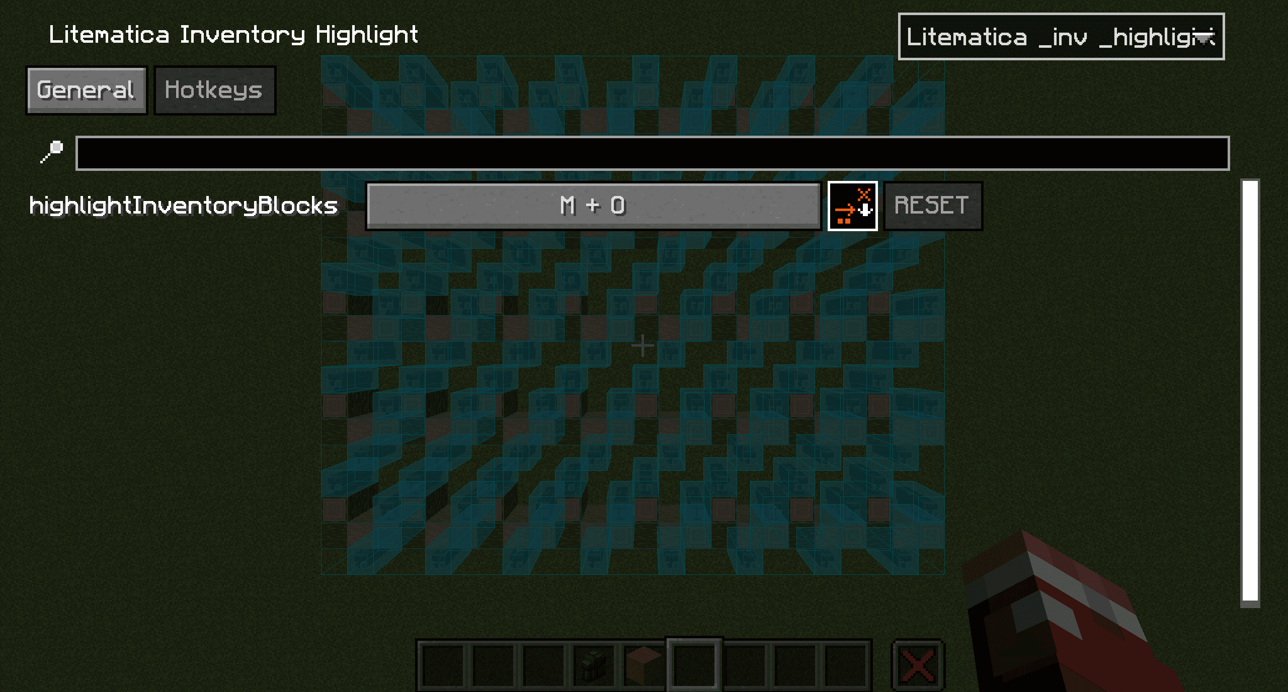 Litematica Inventory Highlight screenshot