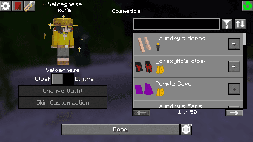 Cosmetica screenshot