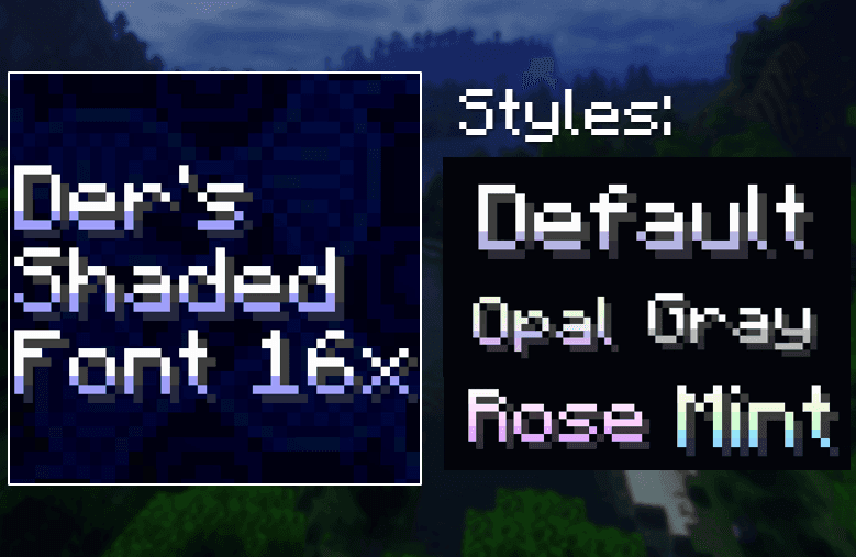 Der's Shaded Font Plus (Default 16x) screenshot