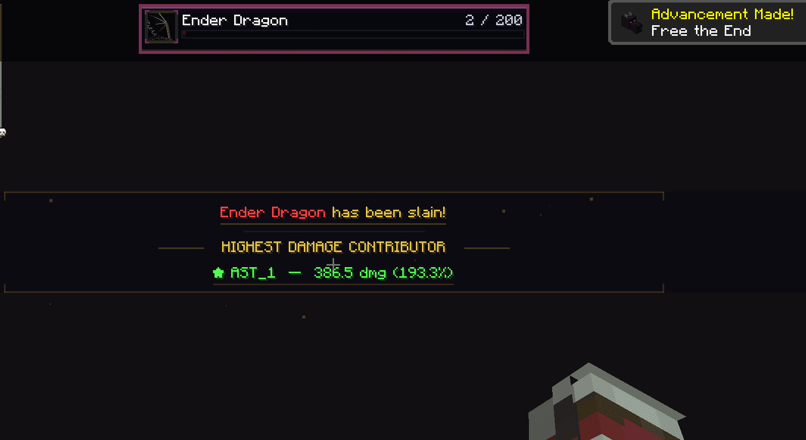 Sol's Indicator (Damage, Health, Custom Boss Bar HUD, and more!) screenshot