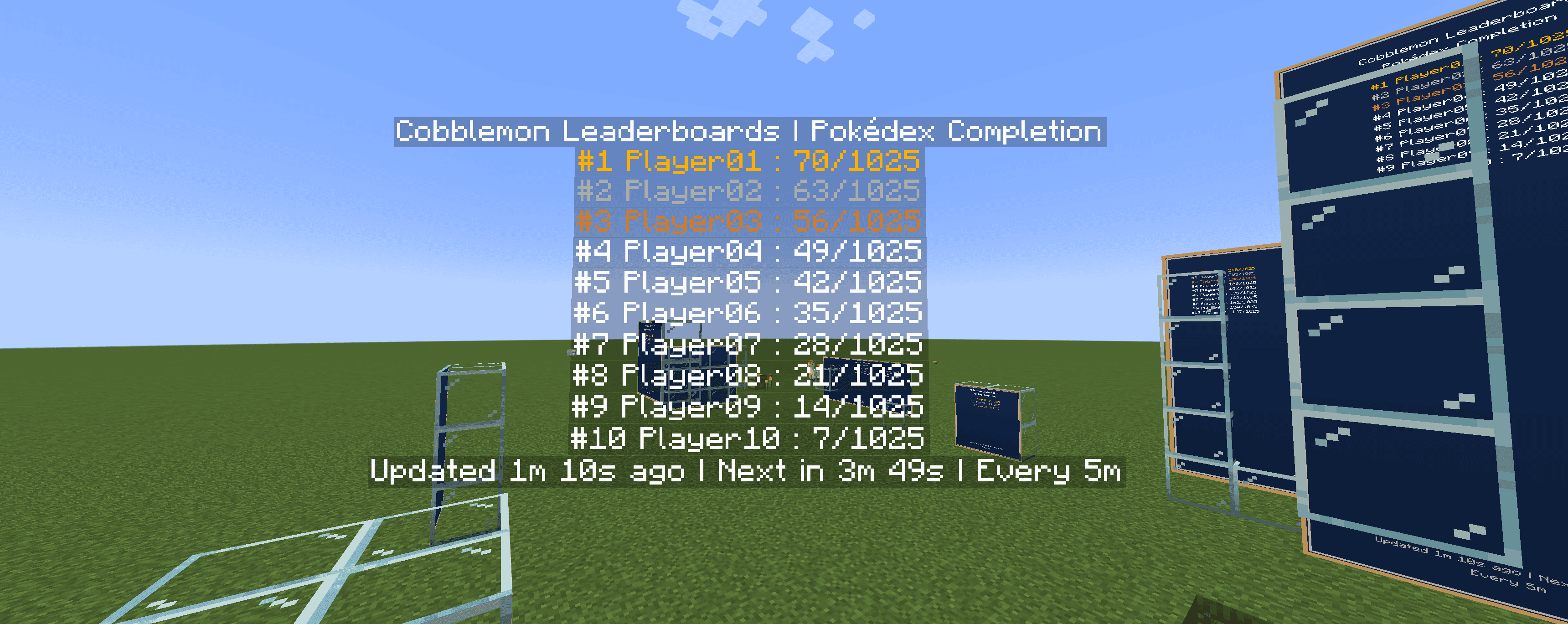 Cobblemon Leaderboards screenshot