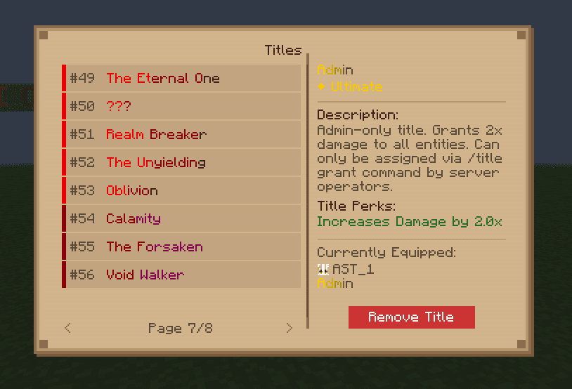 Sol's Title System screenshot
