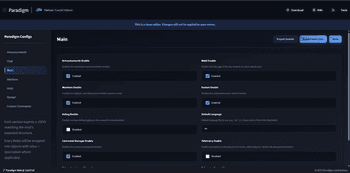 Paradigm Essentials screenshot