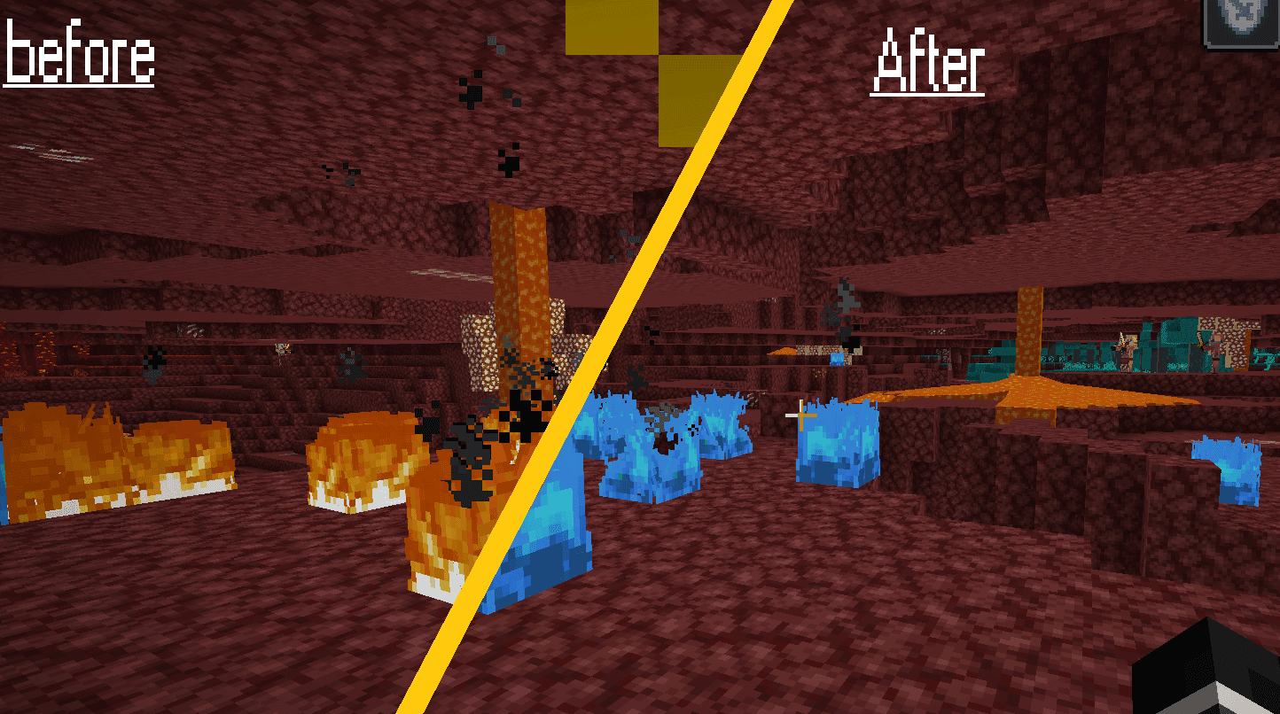 Lower Fire:Blue Fire: Safe & Low Visuals screenshot