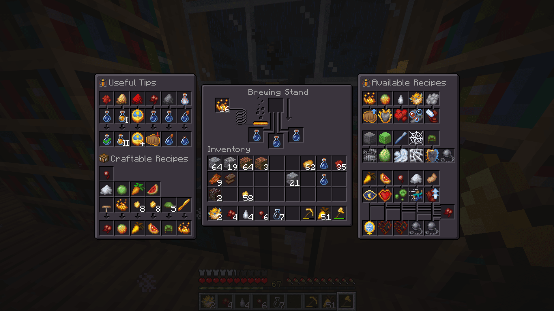 Potion Recipes: Dark Mode Edition! screenshot
