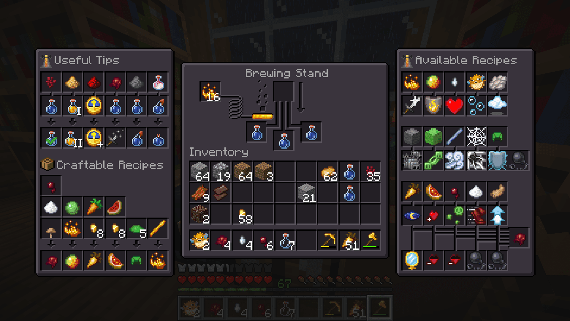 Potion Recipes: Dark Mode Edition! screenshot