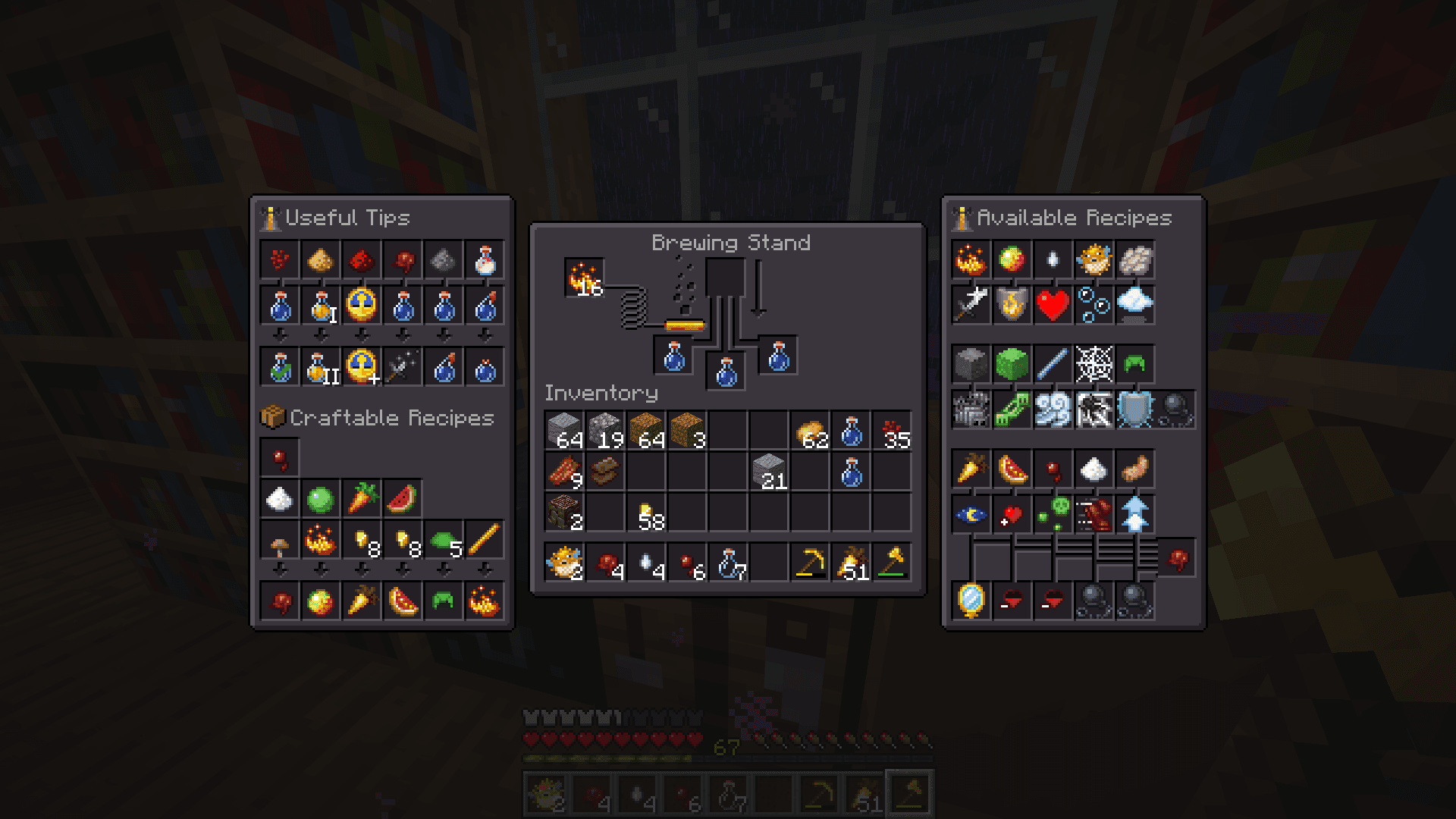 Potion Recipes: Dark Mode Edition! screenshot