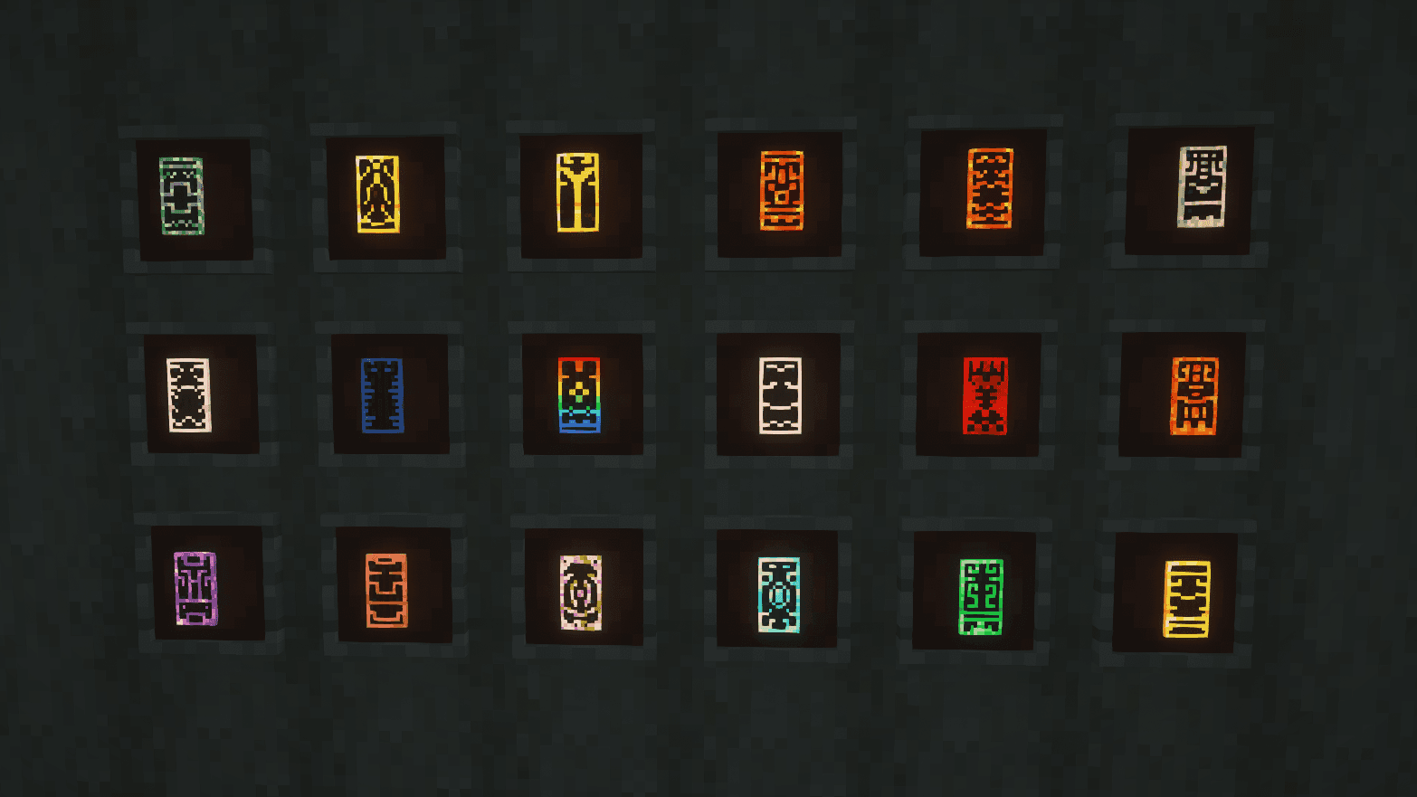 Glowing Trim Shield screenshot
