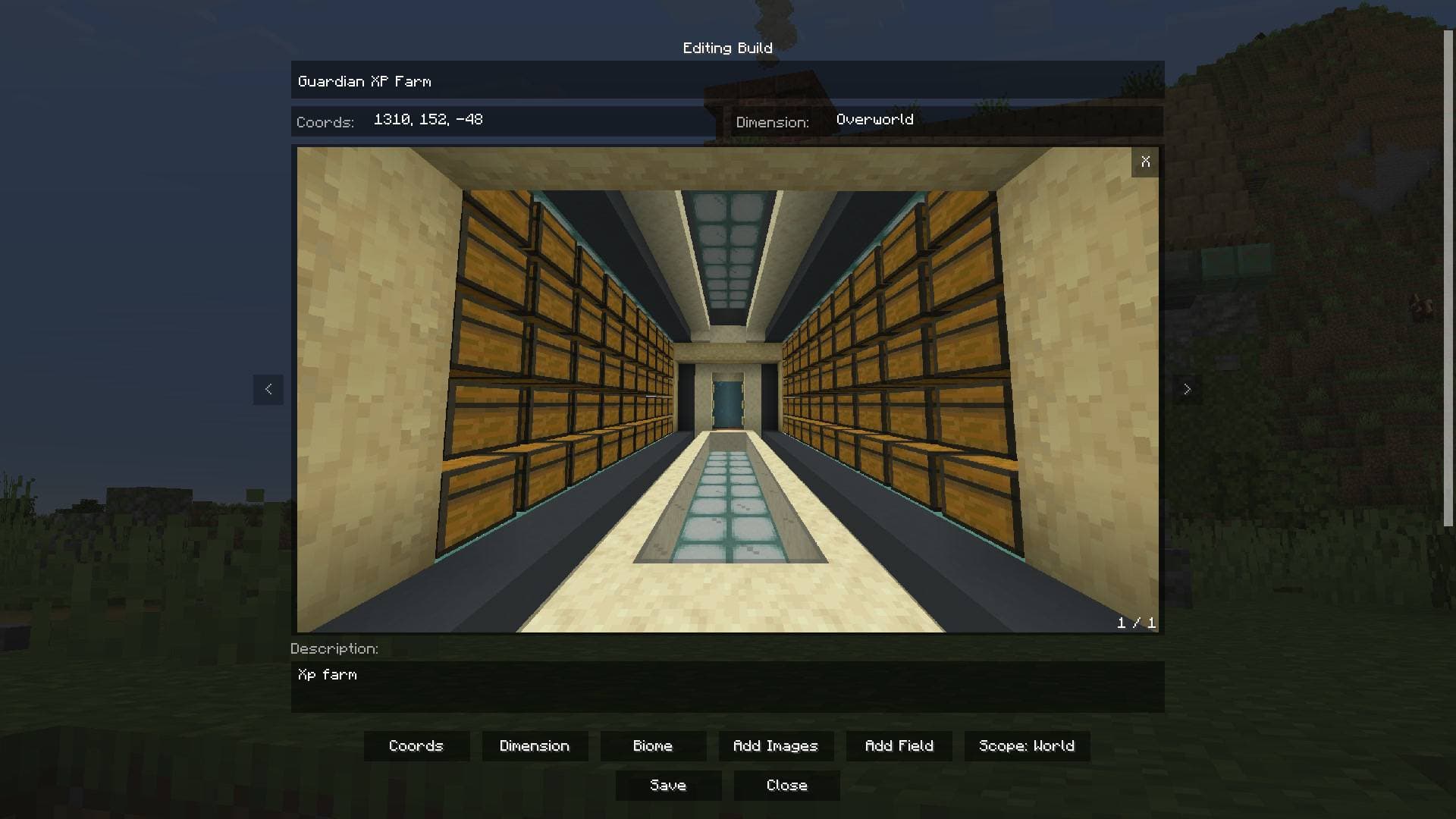 BuildNotes screenshot