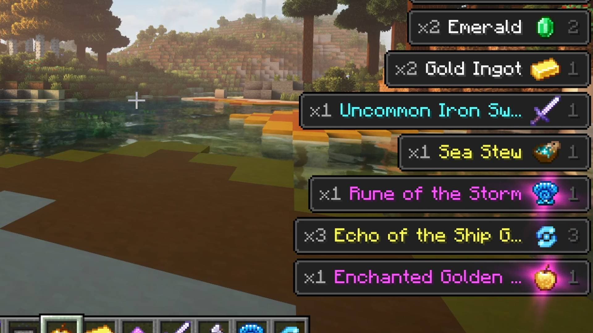 Loot Journal: Pickup Notifier [Forge Edition] screenshot