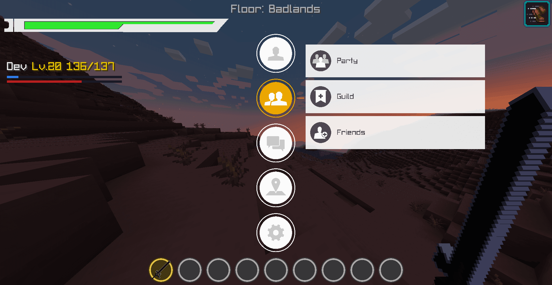 DASAO UI screenshot