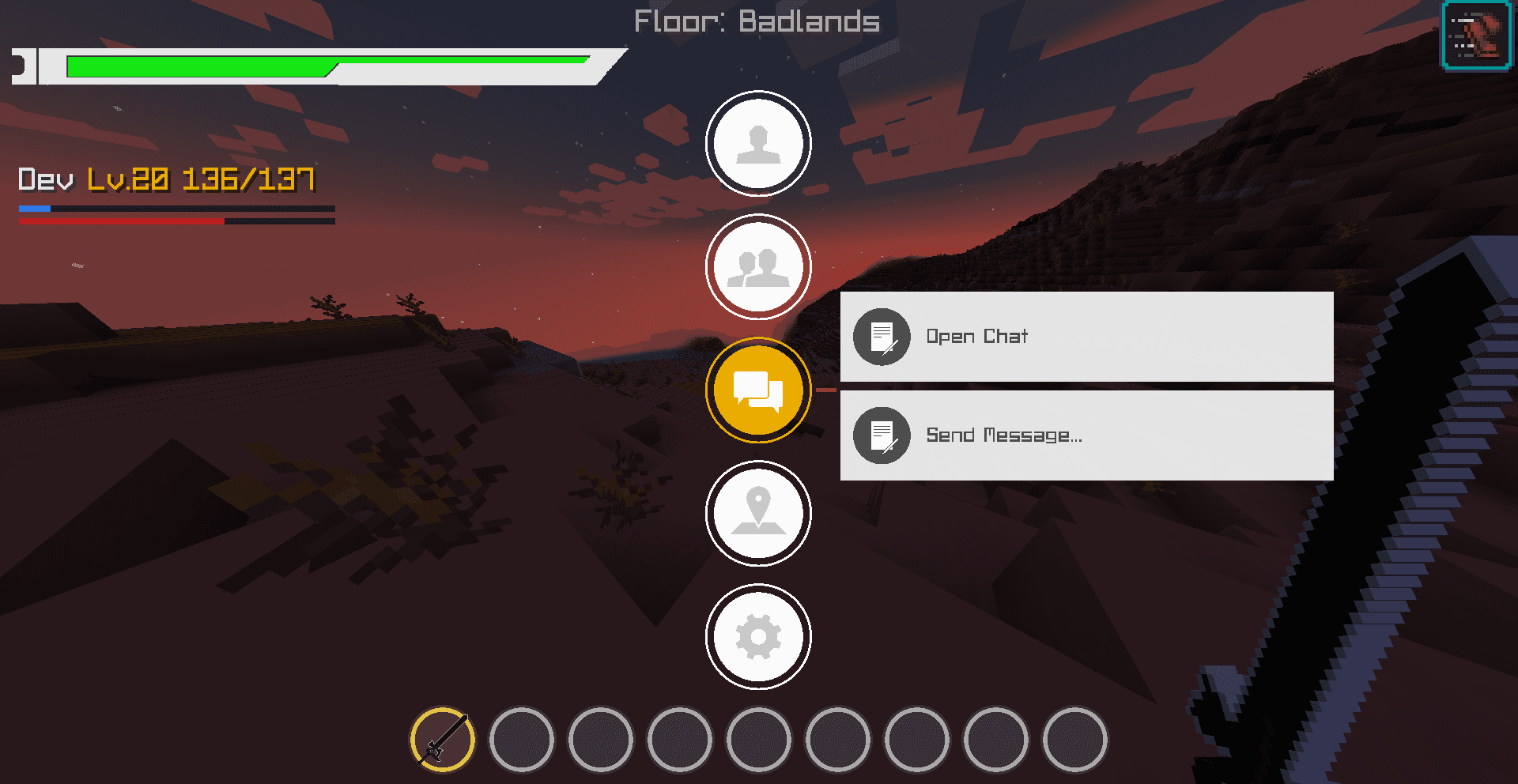 DASAO UI screenshot