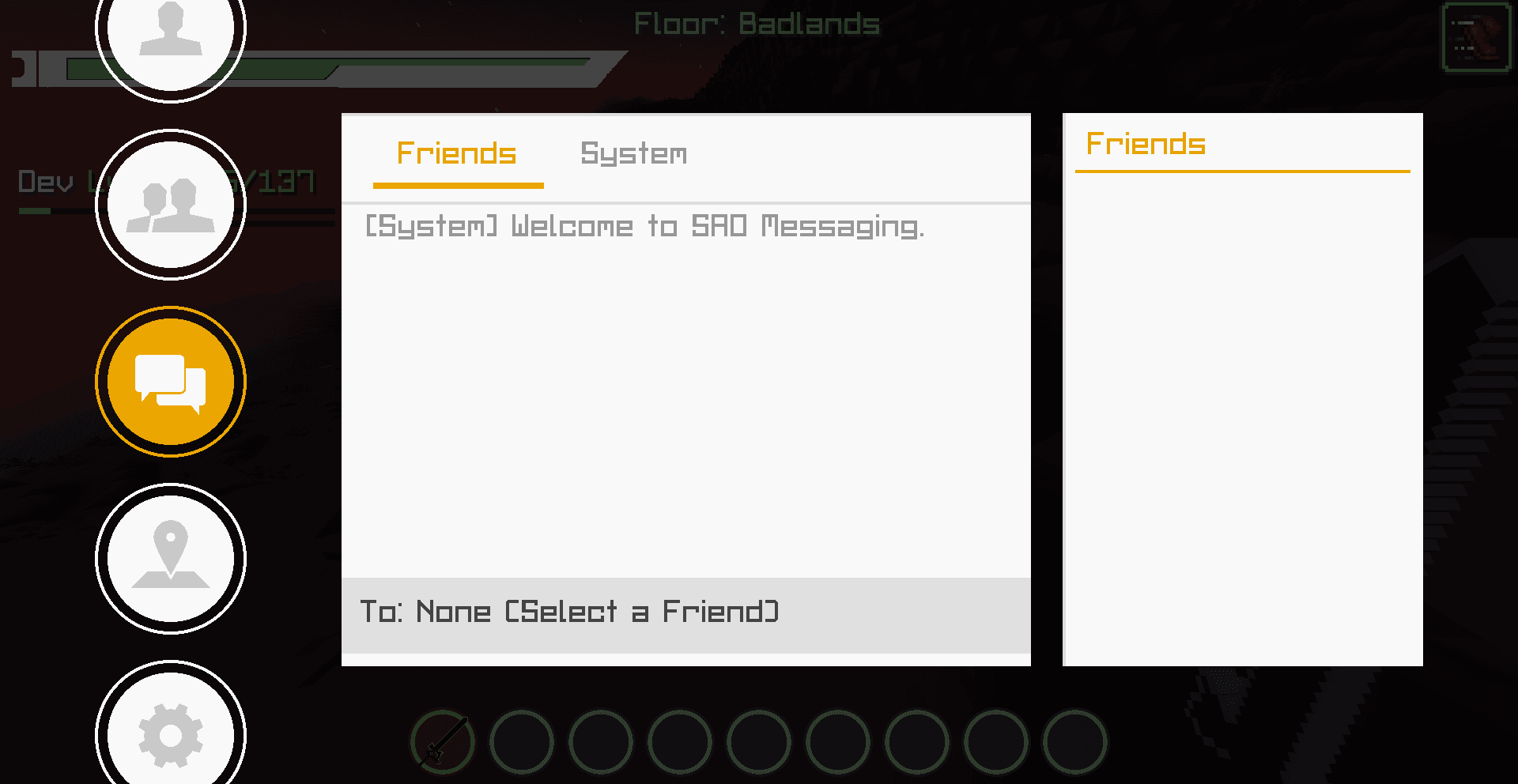 DASAO UI screenshot
