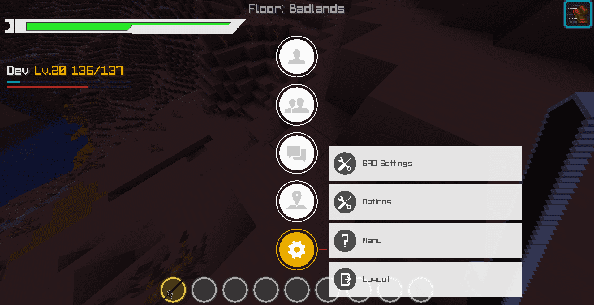 DASAO UI screenshot