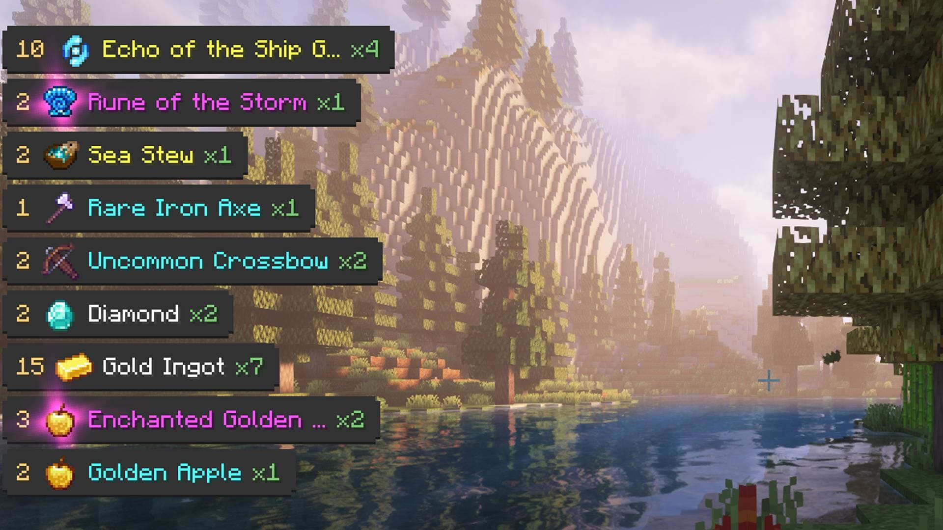 Loot Journal: Pickup Notifier [Forge Edition] screenshot