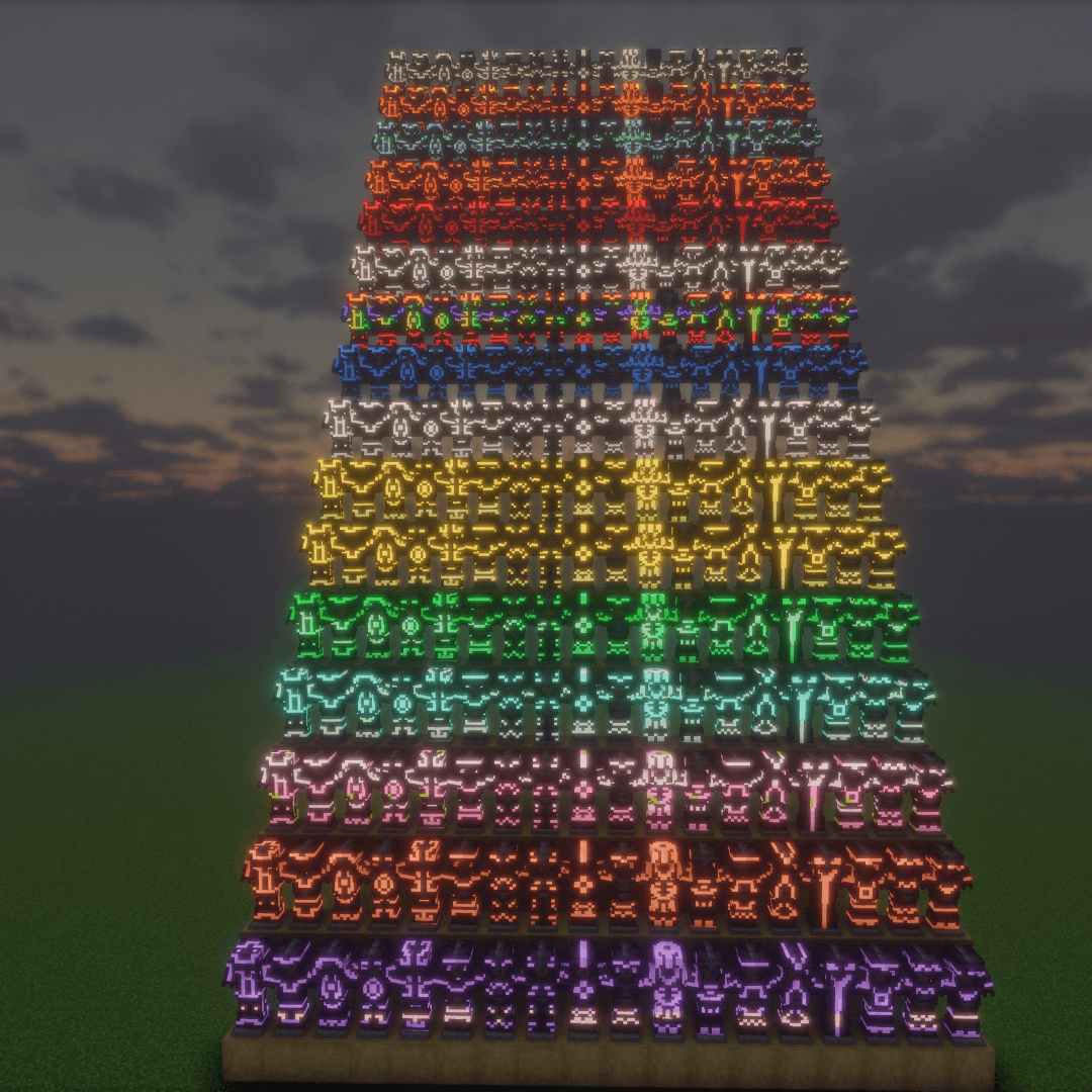 Glowing Trim Armors screenshot
