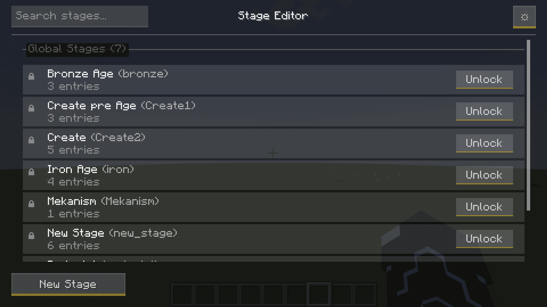 History Stages screenshot