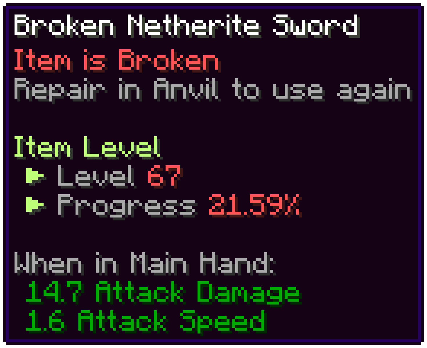 Lukas' Weapon Leveling screenshot