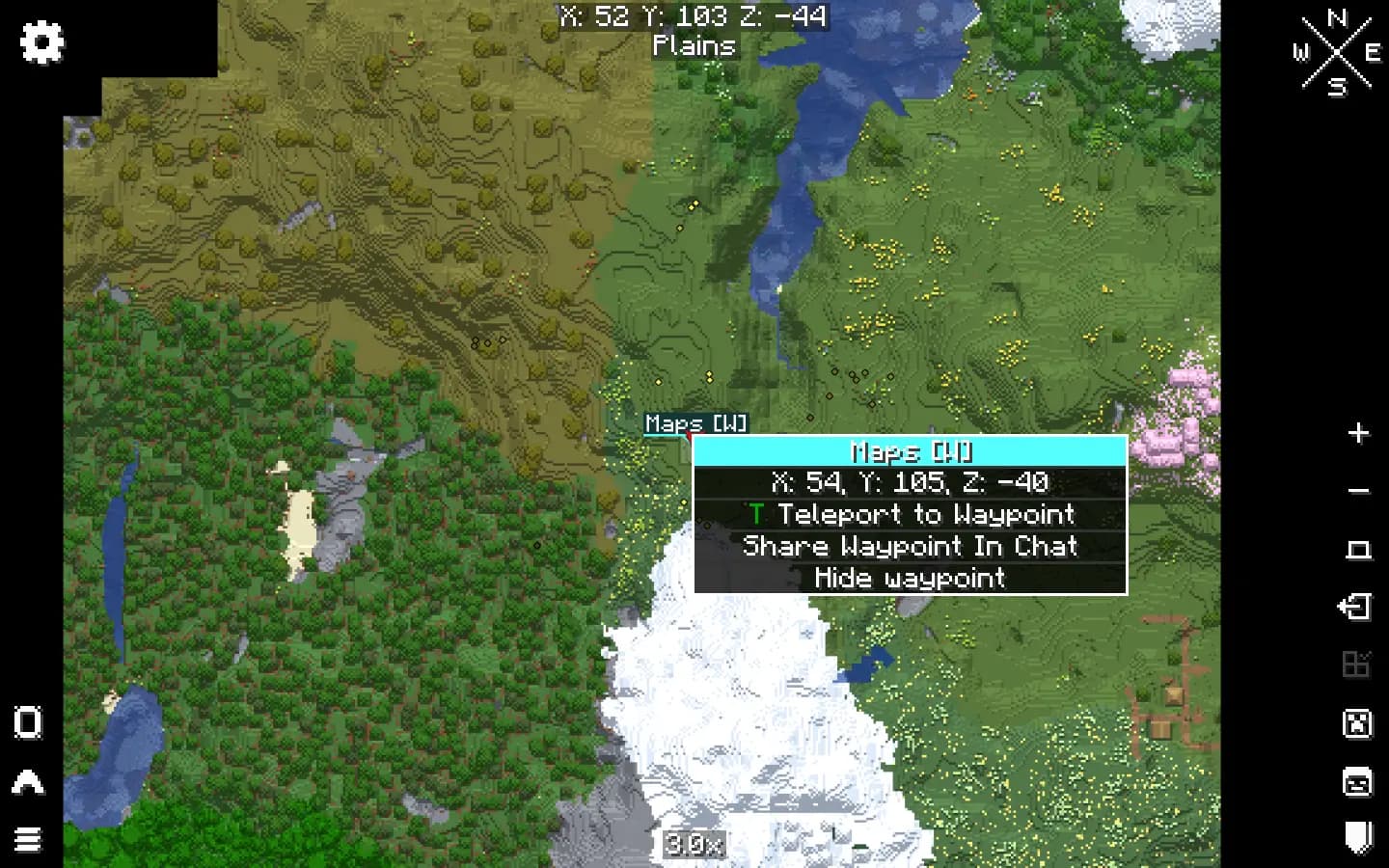 Xaero's Maps x Waystones screenshot