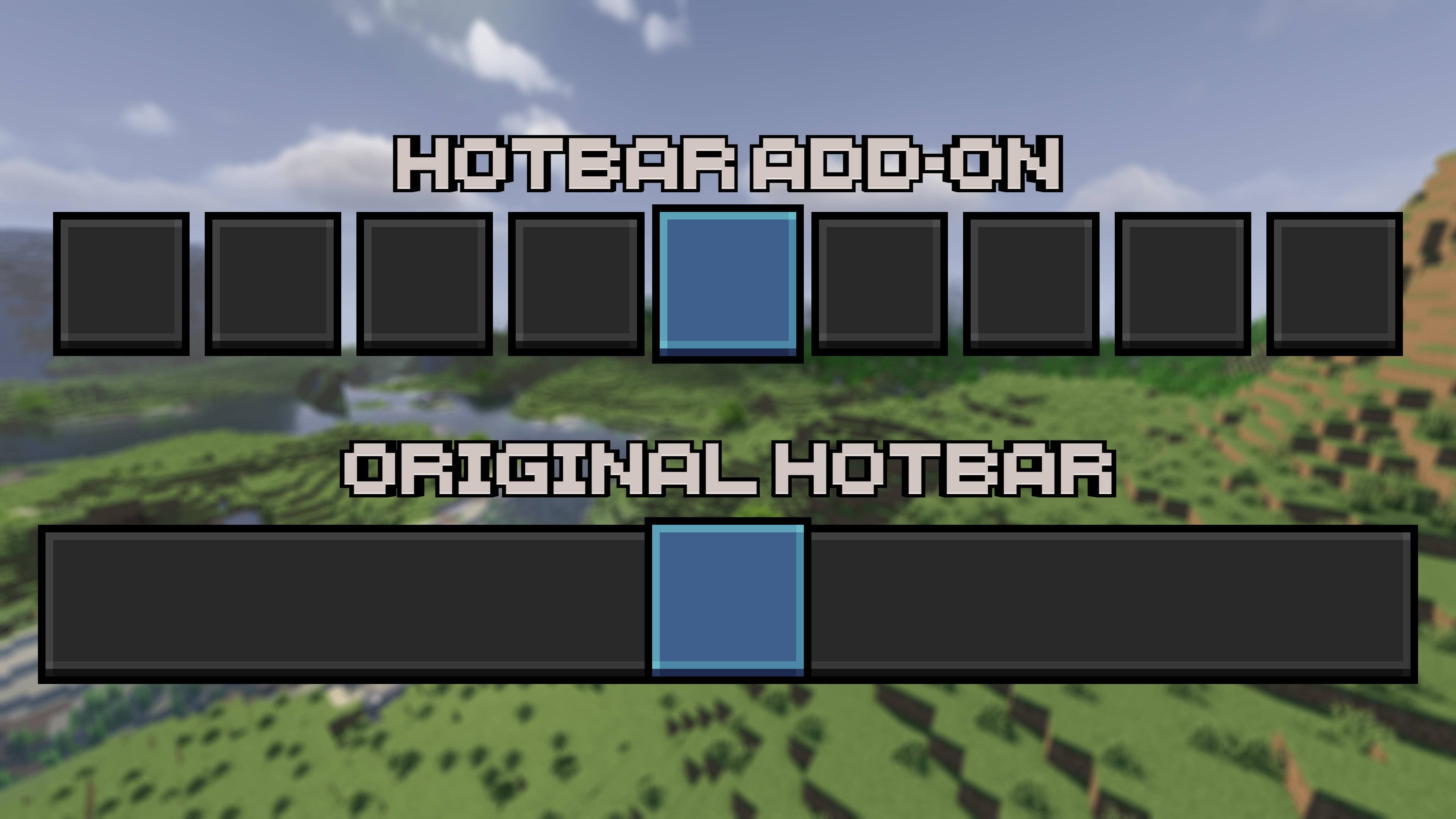 Unique Dark - Hotbar Add-On screenshot