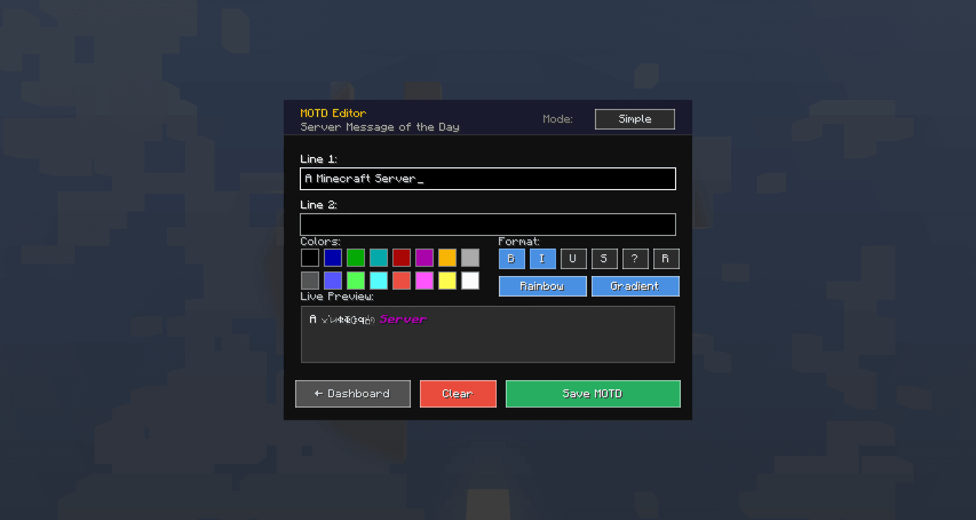 ServerManagement+ screenshot