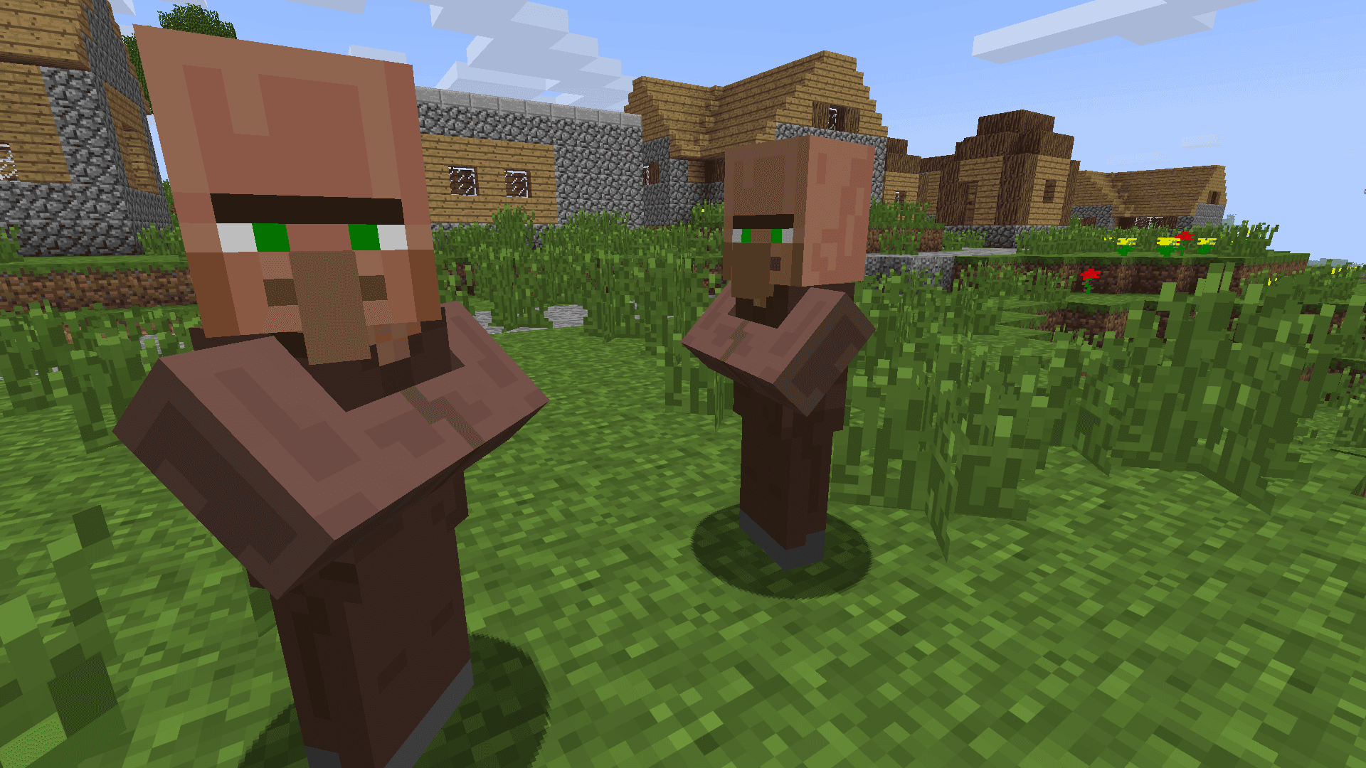 Classic Villagers and Zombie Villagers screenshot