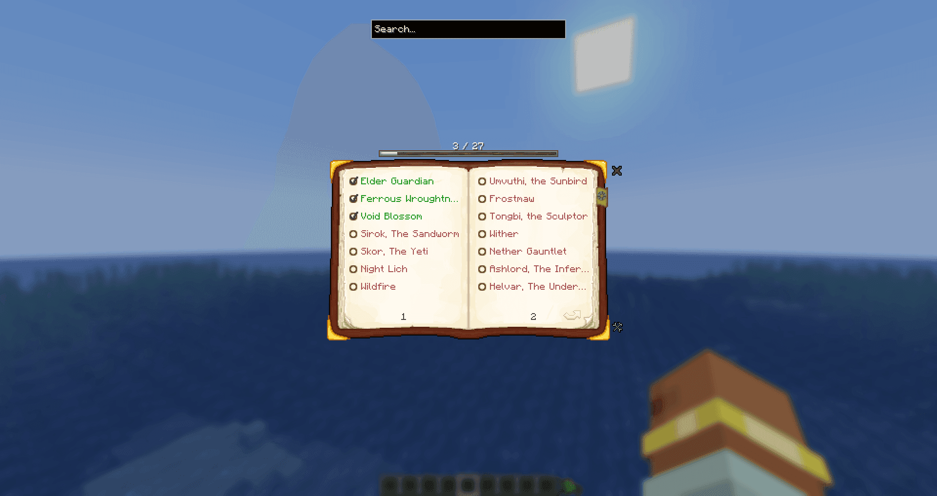 Boss Checklist screenshot