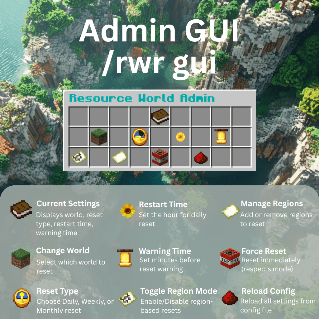 ResourceWorldResetter screenshot