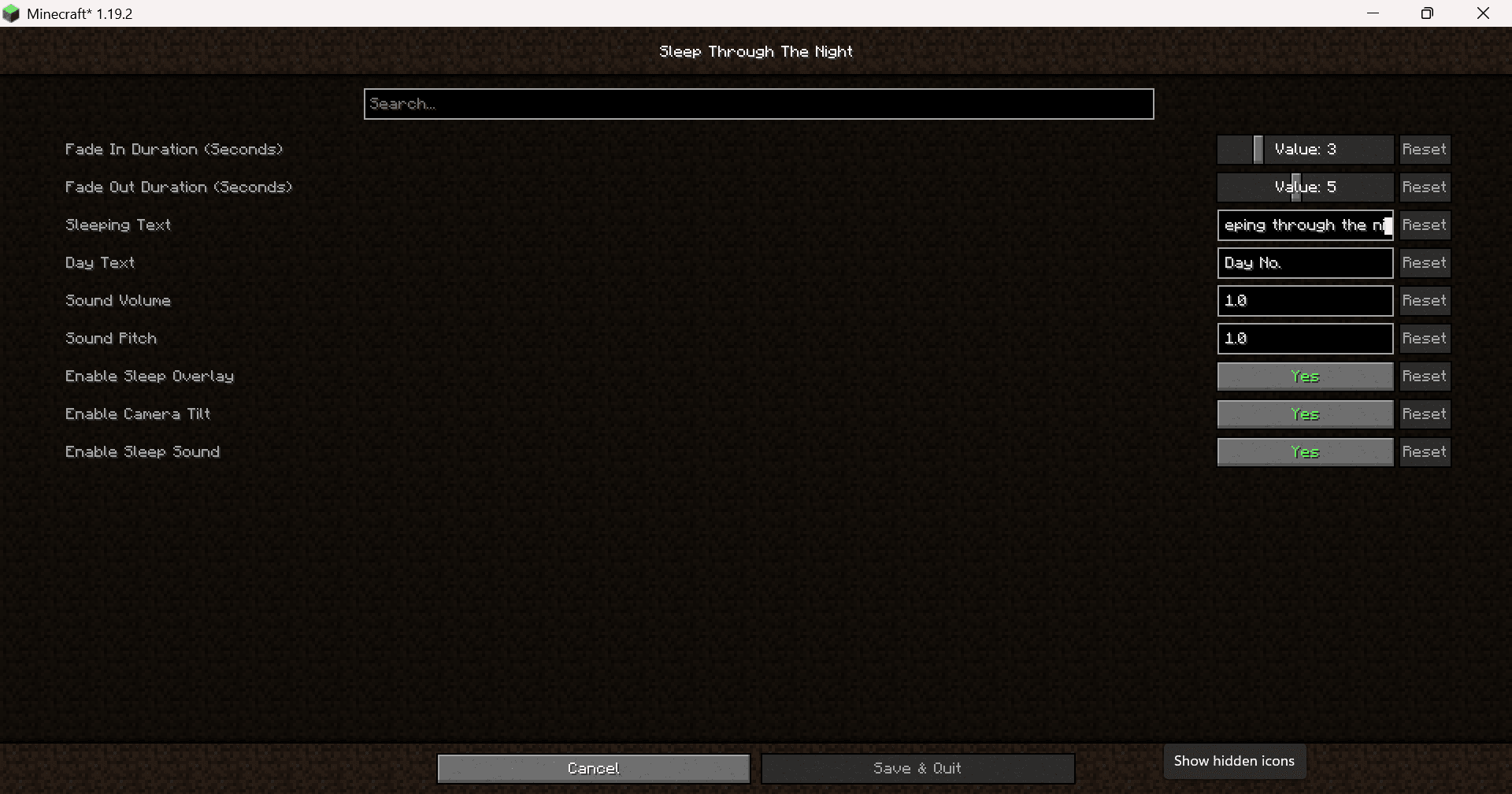 Sleep Through The Night screenshot
